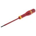 Facom Insulated Screwdriver 100 mm Blade 204 mm Overall VDE/1000V Approved AT3.5X100VE