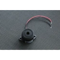 RS PRO 95 dB Panel Mount Continuous Internal 24.5 mm Piezo Buzzer Component 41 mm 1.5 V dc Min 28V dc Max 457-027