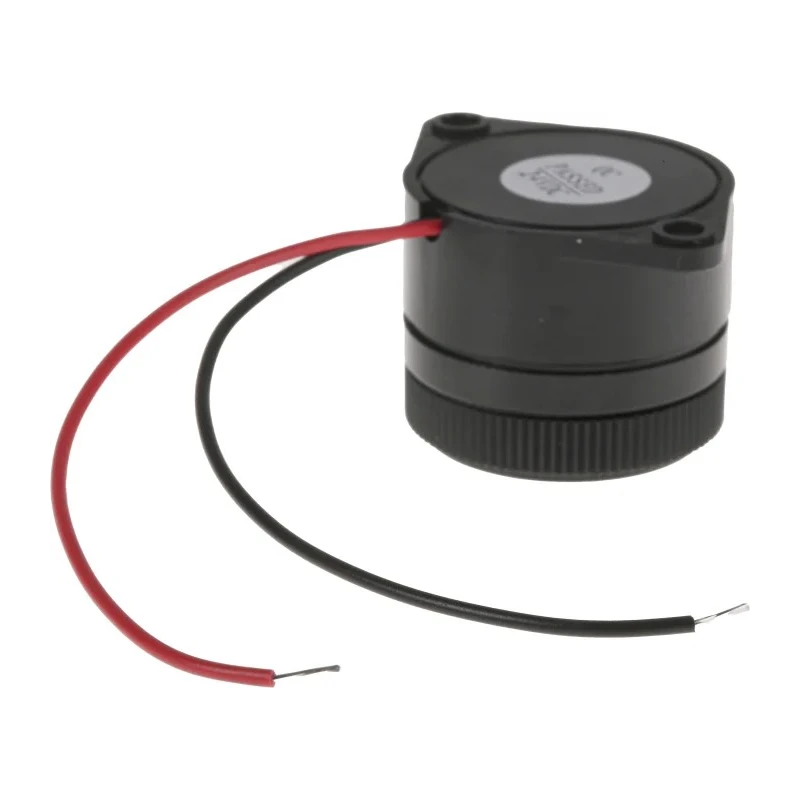 RS PRO 95 dB Panel Mount Continuous Internal 24.5 mm Piezo Buzzer Component 41 mm 1.5 V dc Min 28V dc Max 457-027