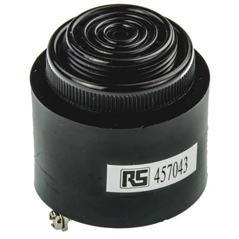 RS PRO 91 dB Panel Mount Fast Pulse Internal 43 mm Piezo Buzzer Component 60 V ac/dc Min 250 V ac/dc Max 457-043