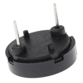 RS PRO 75 dB Through Hole Continuous External 6.7 mm Piezo Buzzer Component 1 V ac Min 30V ac Max 457-065