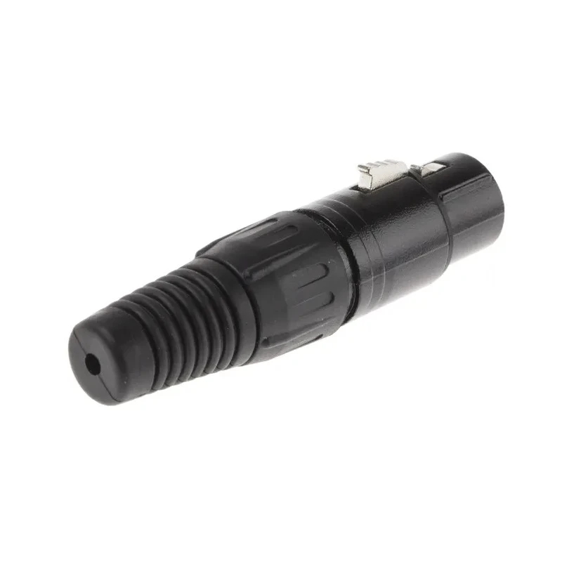 RS PRO Cable XLR Connector, Straight Orientation, 5 Contacts, 7.5A, 250V AC, Female, Zinc Housing, Silver Plated 457-881