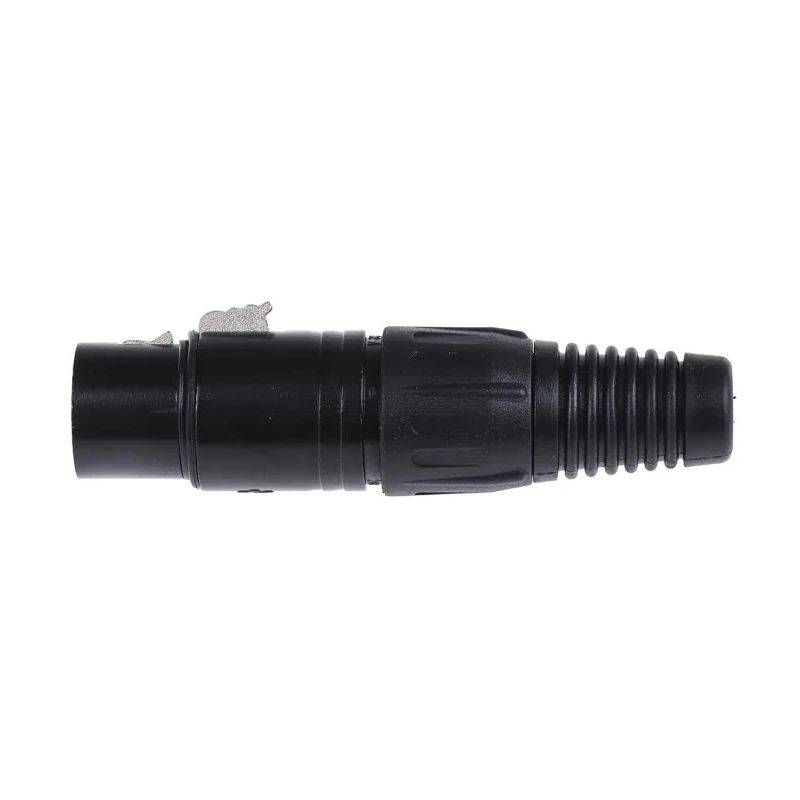 RS PRO 4-Way Straight Cable XLR Connector, Female, 250V AC, Silver Plating 457-885
