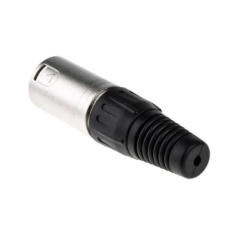 RS PRO Cable XLR Connector, Straight Orientation, 4 Way, 250V AC, Male, Silver Plating 457-908
