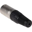 RS PRO Cable XLR Connector, Straight, 250V ac Male, 3 Way, Silver Plating 457-904