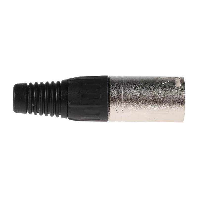 RS PRO Cable XLR Connector, Straight, 250V ac Male, 3 Way, Silver Plating 457-904
