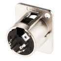 RS PRO Panel XLR Connector Straight Male 5 Way, Panel Mount, 27mm Length 458-030