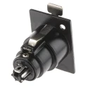 RS PRO Panel XLR Connector, Straight Female, 5 Way, Silver Plating 457-958