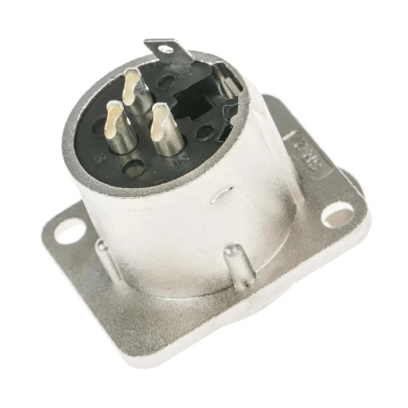 RS PRO Panel XLR Connector, Straight Female, 3 Way 458-042