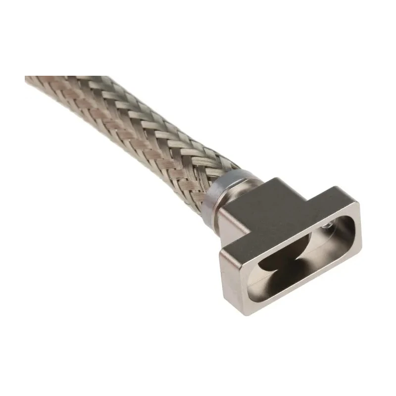 Polamco Aluminium Straight D-Sub Backshell 9 Way Strain Relief 100P2554-09-08-1-C