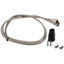 Polamco 100P2554 Series Aluminium Straight D-Sub Backshell, 15 Way 100P2554-15-08-1-C