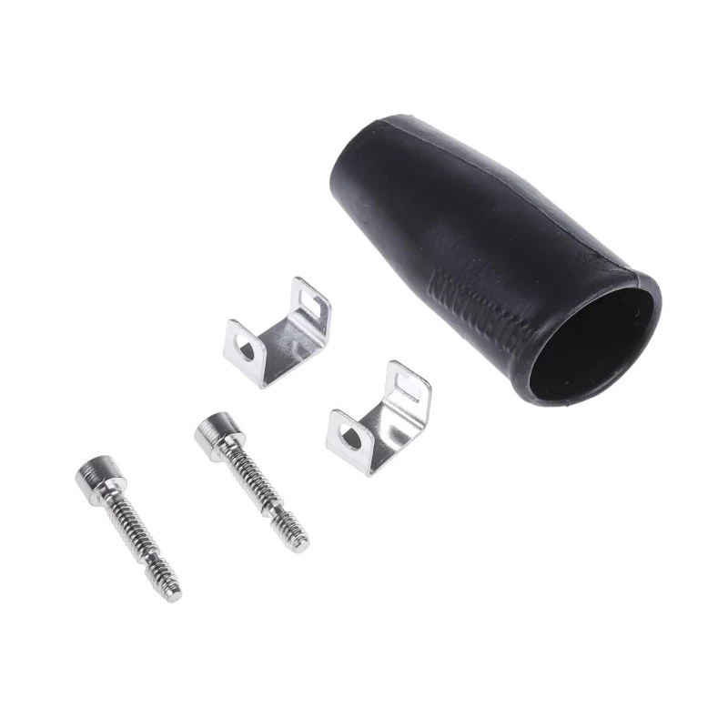 Polamco Aluminium Straight D-Sub Backshell 25 Way, Electroless Nickel Plated 100P2554-25-08-1-C
