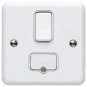 MK Electric 13A 4 Gang Switched Fused Spur White Metalclad Plus Surface Mount K3042 WHI