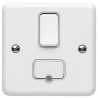 MK Electric 13A 4 Gang Switched Fused Spur White Metalclad Plus Surface Mount K3042 WHI