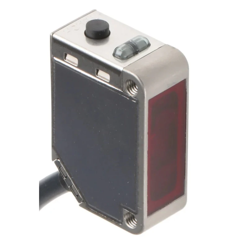Omron Retroreflective Photoelectric Sensor, Block Sensor, 500 mm Detection Range, PNP Output, IP67 IP69K E3ZM-B81 2M