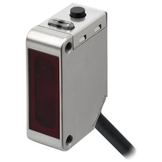 Omron Retroreflective Photoelectric Sensor, Block Style, NPN Output, 500 mm Detection Range, Stainless Steel E3ZM-B61 2M