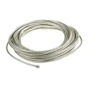 TE Connectivity Expandable Braided Copper Silver Cable Sleeve 5 mm Diameter 100 m Length RAY-101-3.0(100)