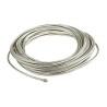 TE Connectivity Expandable Braided Copper Silver Cable Sleeve 5 mm Diameter 100 m Length RAY-101-3.0(100)