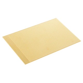 RS PRO Single-Sided Matrix Board FR2 160 mm x 100 mm, 1.6 mm Thickness, 1.02 mm Hole Diameter 100-4334