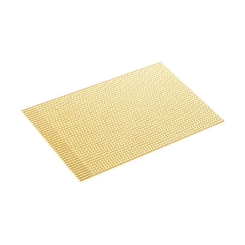RS PRO Single-Sided Matrix Board FR2 160 mm x 100 mm, 1.6 mm Thickness, 1.02 mm Hole Diameter 100-4334