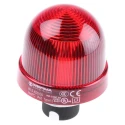 Werma EM 815 Series Red Beacon 230V AC/DC Steady Panel Mount Incandescent Bulb IP65 