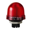 Werma EM 815 Series Red Beacon 230V AC/DC Steady Panel Mount Incandescent Bulb IP65 