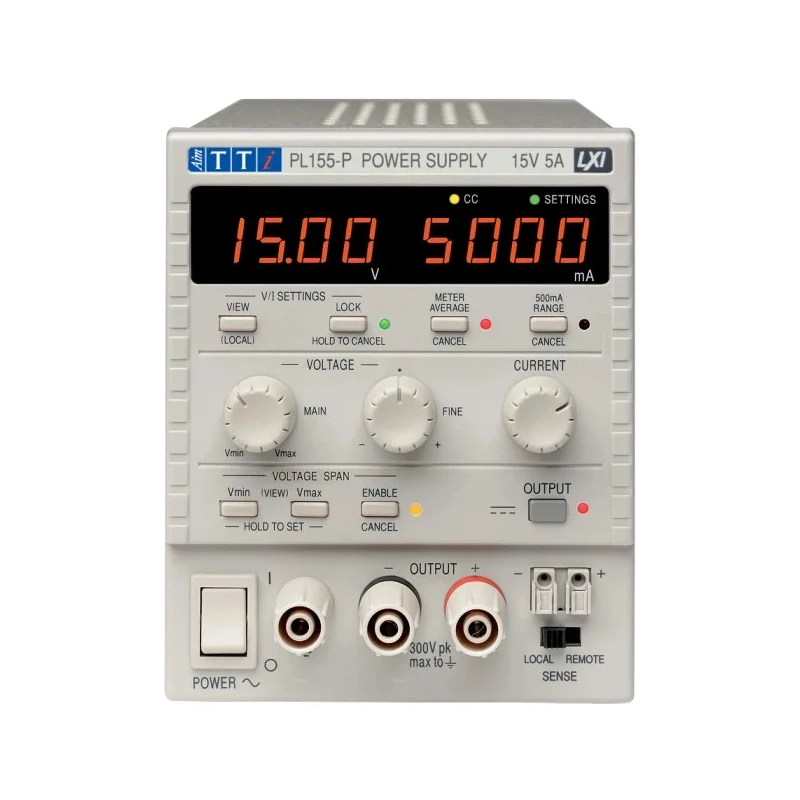 Aim-TTi Digital Bench Power Supply 1 Output 0 V AC to 15 V AC 75 W 5 A Linear Digital PL155-P
