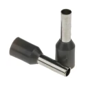 RS PRO Insulated Crimp Bootlace Ferrule, Grey Nylon Collar, 2.5 mm Pin Diameter, 8 mm Pin Length, 14 AWG Wire Size 458-724