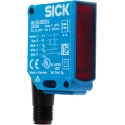 SICK Retroreflective Photoelectric Sensor, Block Sensor, 4 m Detection Range, NPN/PNP Output, Metal Housing, IP69K IP Rating 