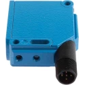 SICK Retroreflective Photoelectric Sensor, Block Sensor, 4 m Detection Range, NPN/PNP Output, Metal Housing, IP69K IP Rating 