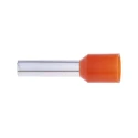 RS PRO Insulated Crimp Bootlace Ferrule 12 mm Pin Length 3.2 mm Pin Diameter Orange 12 AWG 458-730