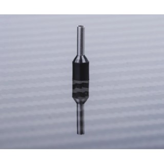 RS PRO Insulated Crimp Bootlace Ferrule, 8 mm Pin Length, 2 mm Pin Diameter, Black from 16 AWG to 16 AWG Wire Size 458-718