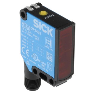 SICK Retroreflective Photoelectric Sensor Block Style, Detection Range 40 mm to 1 m, PNP Output, LED Light WTE11-2P2432