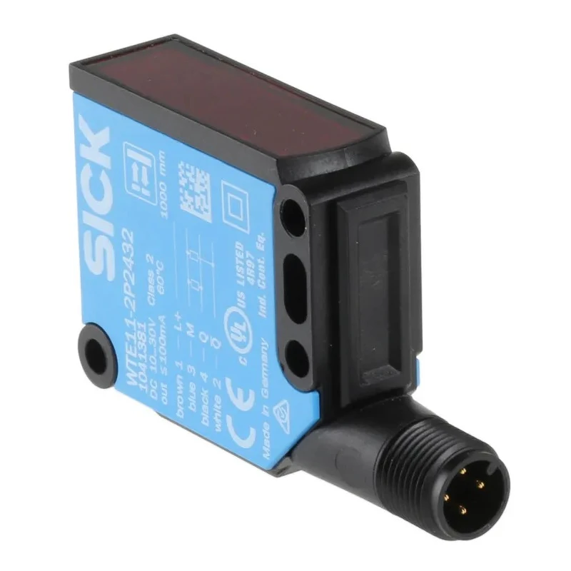 SICK Retroreflective Photoelectric Sensor Block Style, Detection Range 40 mm to 1 m, PNP Output, LED Light WTE11-2P2432