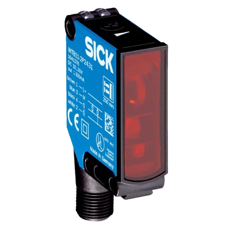 SICK Retroreflective Photoelectric Sensor Block Style, Detection Range 40 mm to 1 m, PNP Output, LED Light WTE11-2P2432