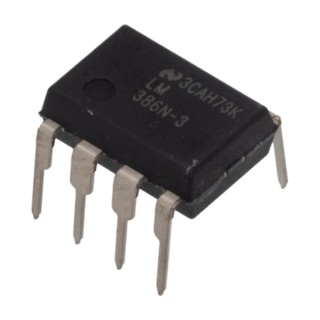 Texas Instruments Audio Power Amplifier 8-Pin PDIP 0.7W Class A-B LM386N-3/NOPB