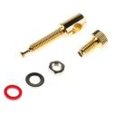 RS PRO Straight Chassis Loudspeaker Connector 1 Way Male Red 16A Screw 458-190