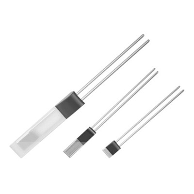 TE Connectivity PT100 RTD Sensor 0.3 mm Diameter, 2.3 mm Length, 2 Wire, ±0.3 °C Accuracy, Max 600 °C PT100