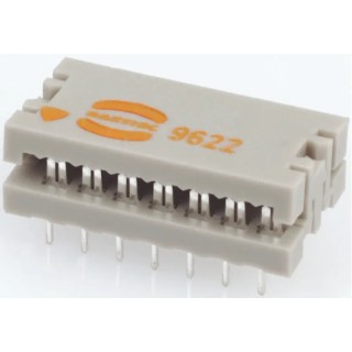 HARTING 14-Way 2-Row Shrouded IDC Connector Male for Cable, 500V SEK-17 Series 09170149622
