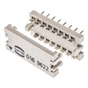 HARTING 16-Way IDC Connector Male for Cable, 2 Row, 500V, 1A, Tin Plating, SEK-17 Series 09170169622