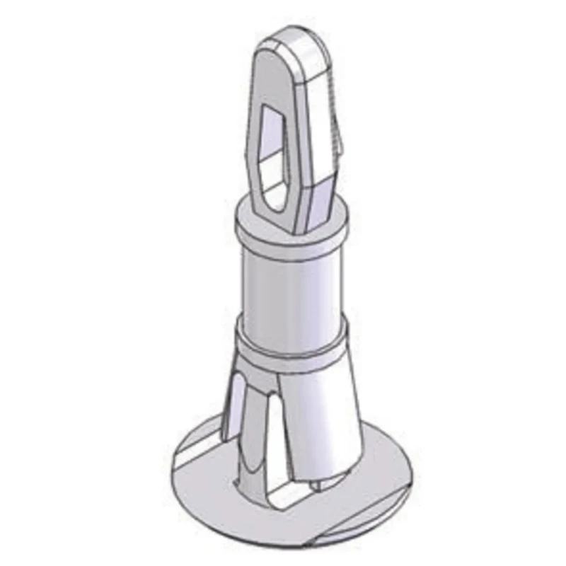 Essentra Nylon PCB Support Pillar 9.5 mm High, Overall Height 19.7 mm, for 3.18 mm PCB Hole RLCBSR-06-01 BLANC