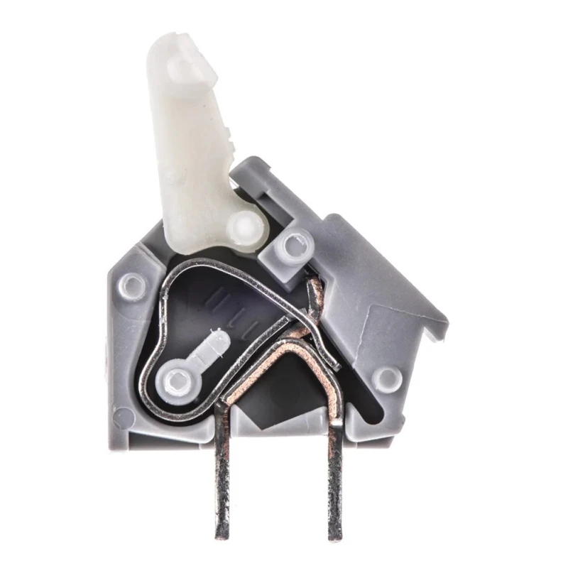 WAGO 256 Series PCB Terminal Block, 1-Contact, 5 mm Pitch, 25V, 16A Current, Grey, Model 256-401