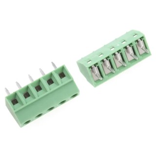 Phoenix Contact PCB Terminal Block 3.81 mm Pitch 13.5A 200V Wave Soldering Mount MKDS 1/5-3.81 1727049