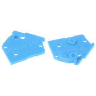 WAGO Polyamide 66 End Plate for PCB Terminal Blocks & Pluggable Connectors 256-400