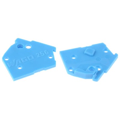 WAGO Polyamide 66 End Plate for PCB Terminal Blocks & Pluggable Connectors 256-400