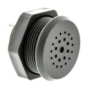 Sonitron 87 dB Panel Mount Intermittent Continuous Sweep Warbler Internal 26 mm Buzzer 2 V dc Min 35V dc Max SC235B
