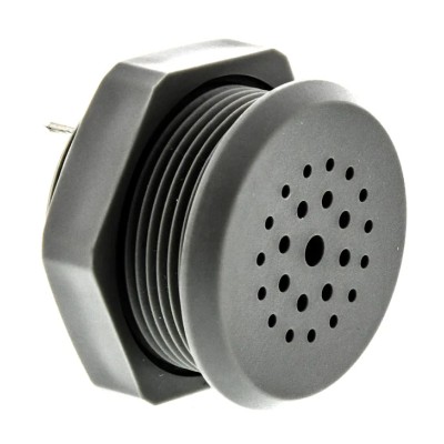 Sonitron 87 dB Panel Mount Intermittent Continuous Sweep Warbler Internal 26 mm Buzzer 2 V dc Min 35V dc Max SC235B