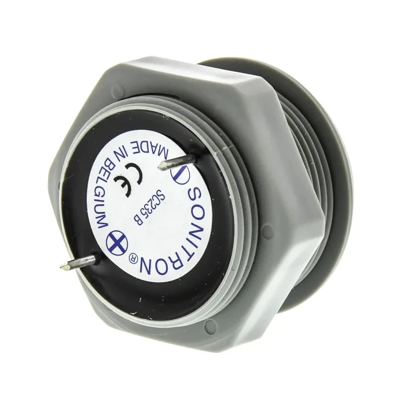 Sonitron 87 dB Panel Mount Intermittent Continuous Sweep Warbler Internal 26 mm Buzzer 2 V dc Min 35V dc Max SC235B