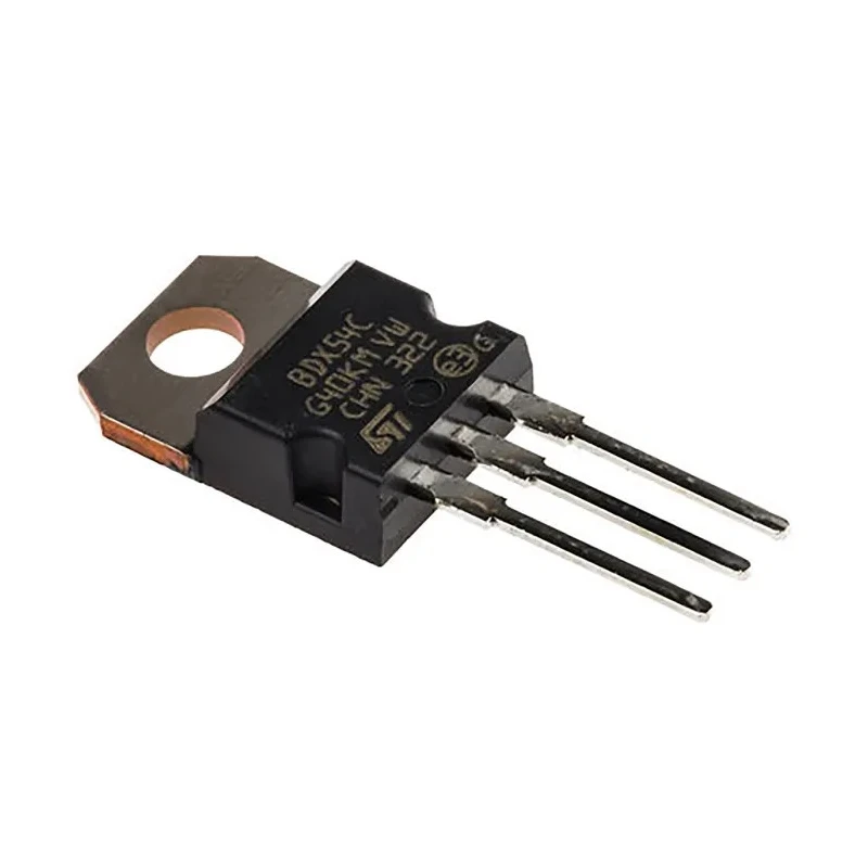 STMicroelectronics PNP Darlington Transistor 8A 100V TO-220 Package High Gain hFE750 BDX54C