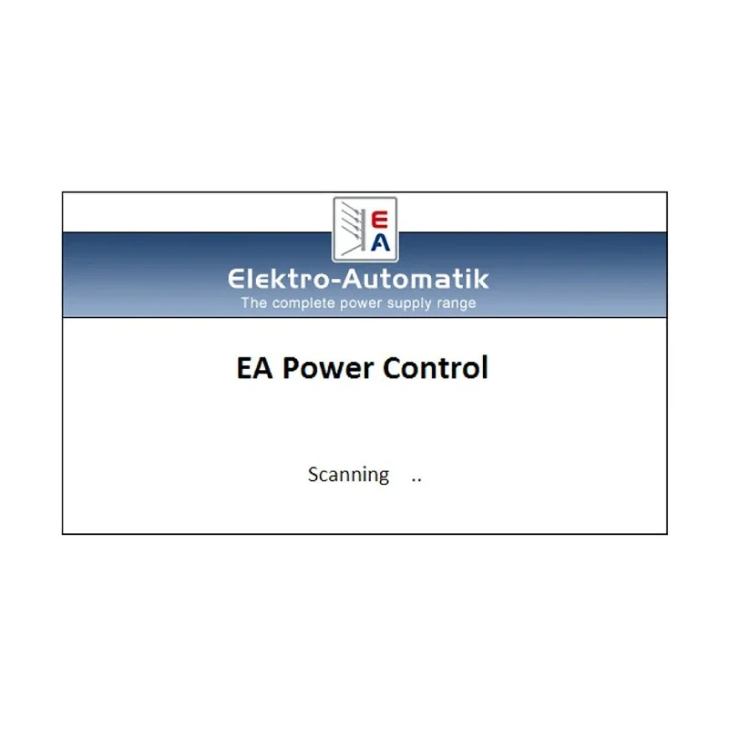 EA Elektro-Automatik Software License for Use with ELR 9000, PSI 9000 2U/3U, PS 9000 1U/2U/3U EA-LICENSE CODE MULTI CONTROL